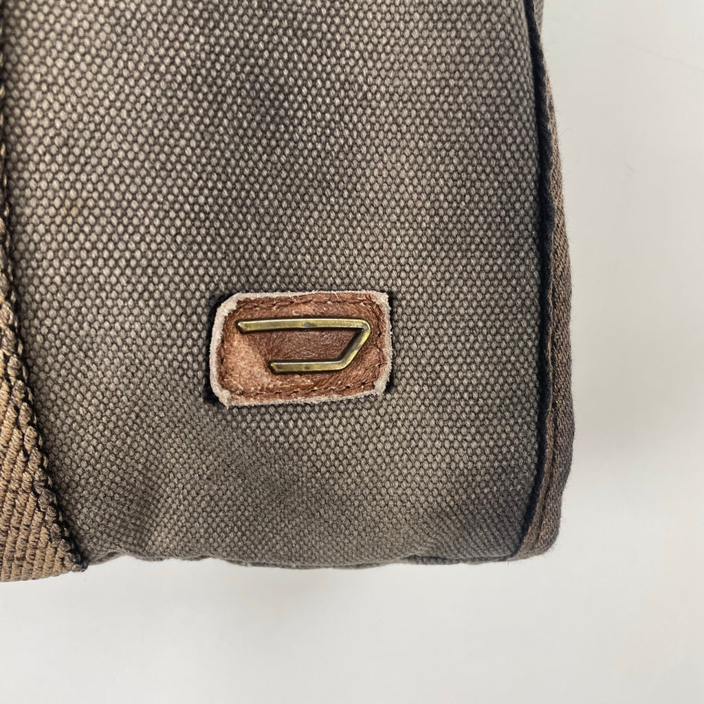 DIESEL / ヴィンテージキャンバスショルダーバッグ ブラック