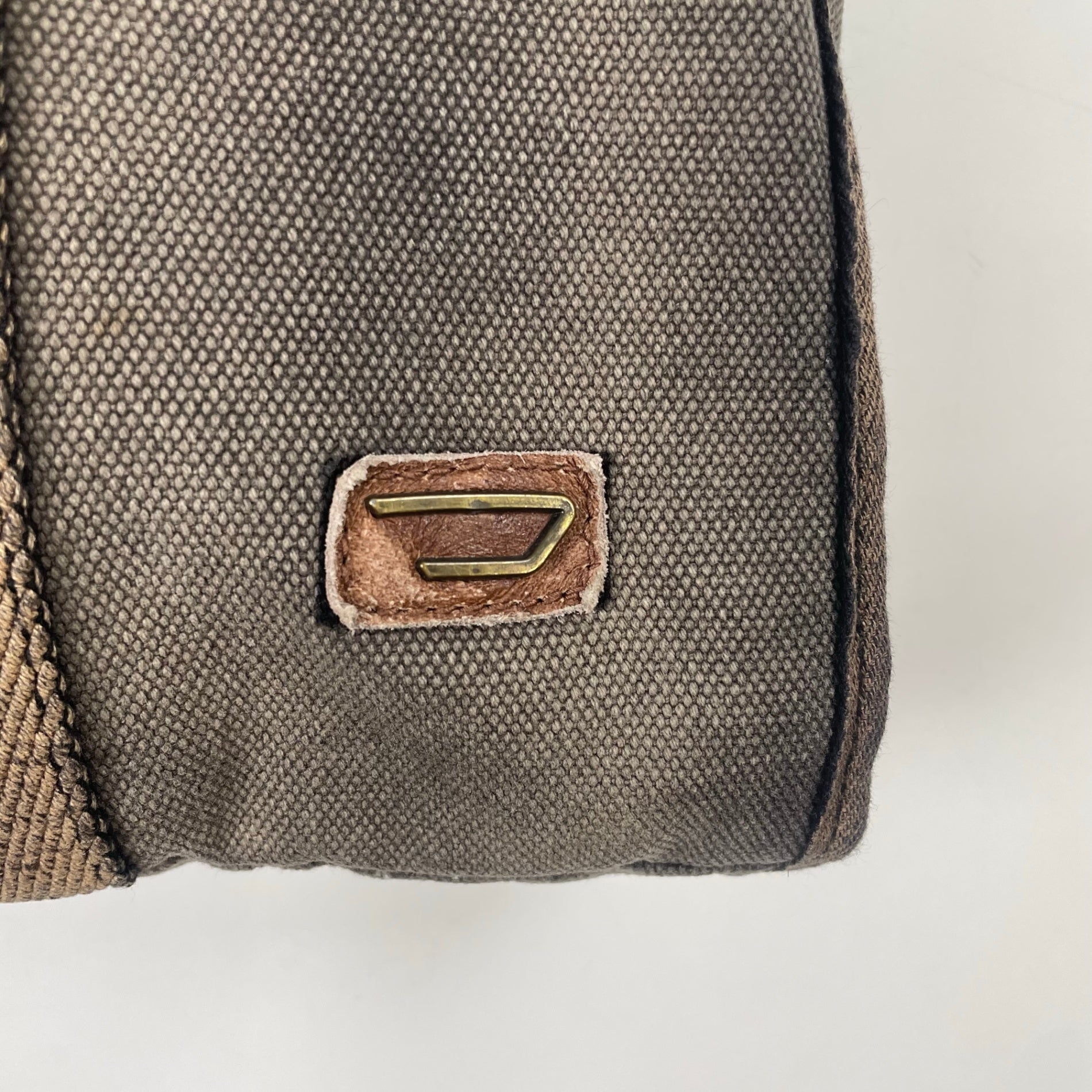 DIESEL / ヴィンテージキャンバスショルダーバッグ ブラック