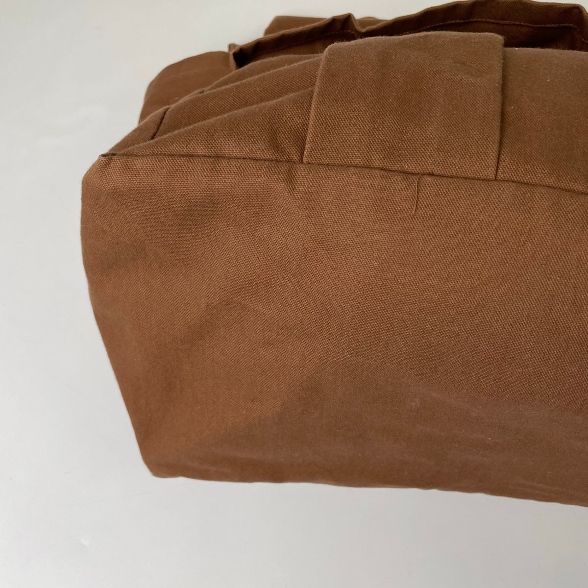 Brown Brown / キャンバス生地 ハンドルカゴバッグ 参考定価：24,000程度