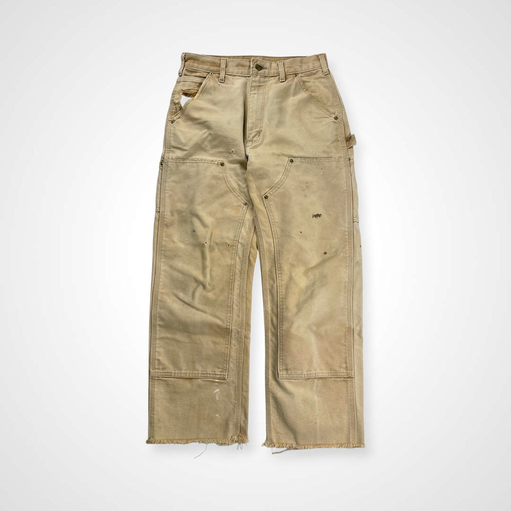 carhartt カーハート / 00s ダブルニー ダックパンツ USA製 Helmets to Hardhats 襤褸 SIZE：W78