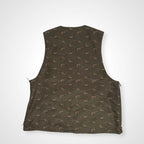 BEAMS PLUS ビームスプラス / Adventure Vest Polyester Animal Print 参考定価：28,000+tax SIZE:M