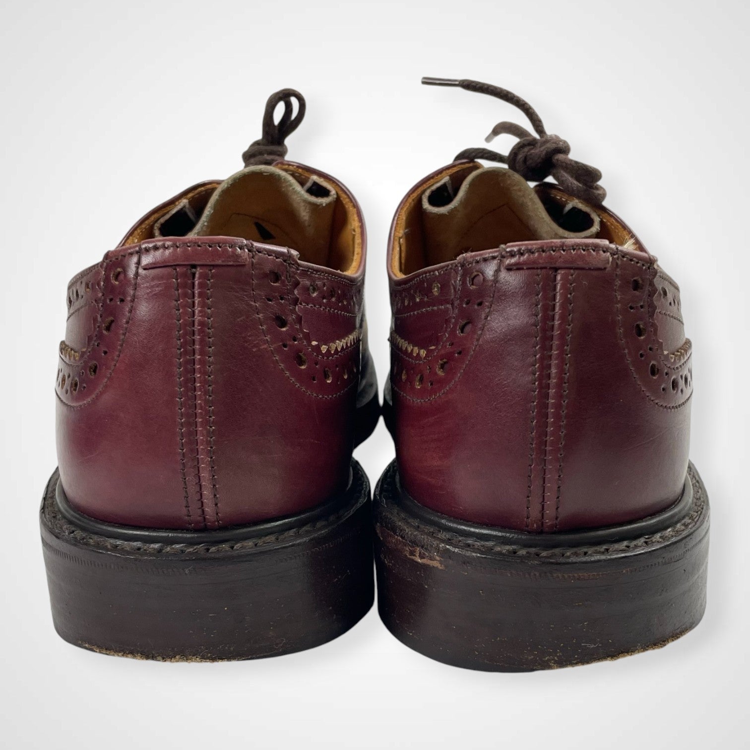 Tricker's トリッカーズ / BOURTON COUNTRY BOOTS 2トーンウイングチップ キャンバス×レザー SIZE：9(27.5cm程度)