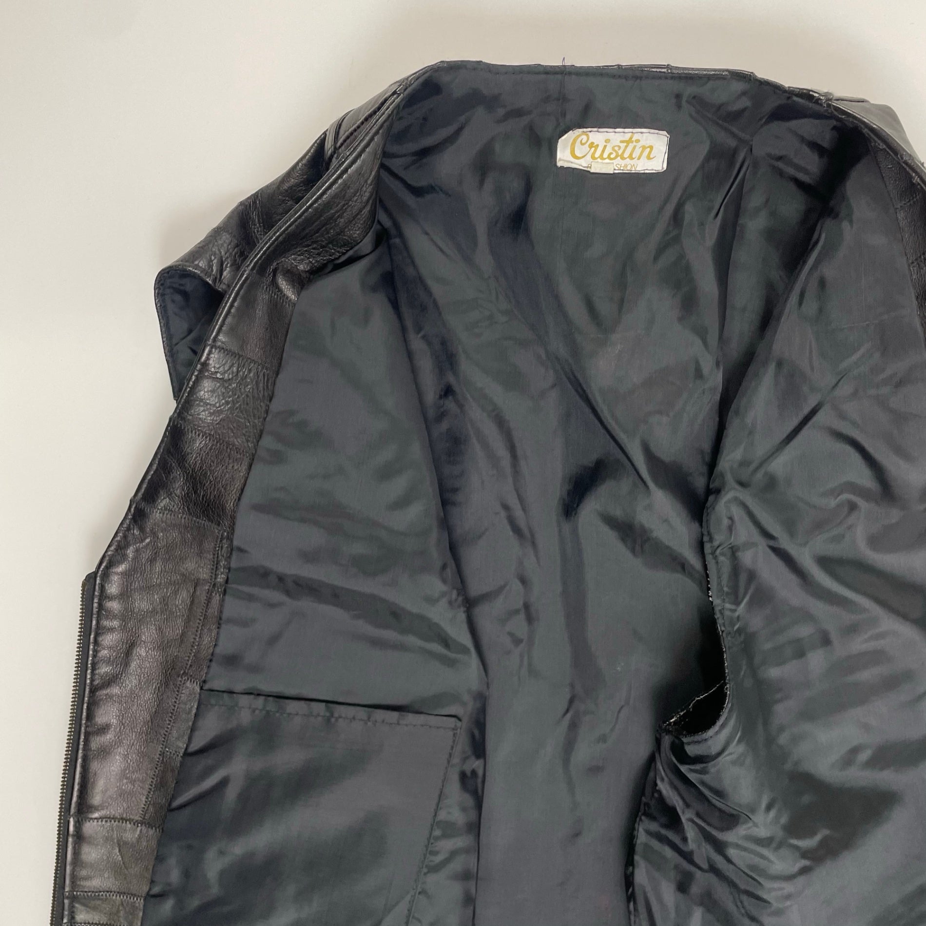 VINTAGE ヴィンテージ / ヴィンテージ パッチワークレザーベスト SIZE：XXXL