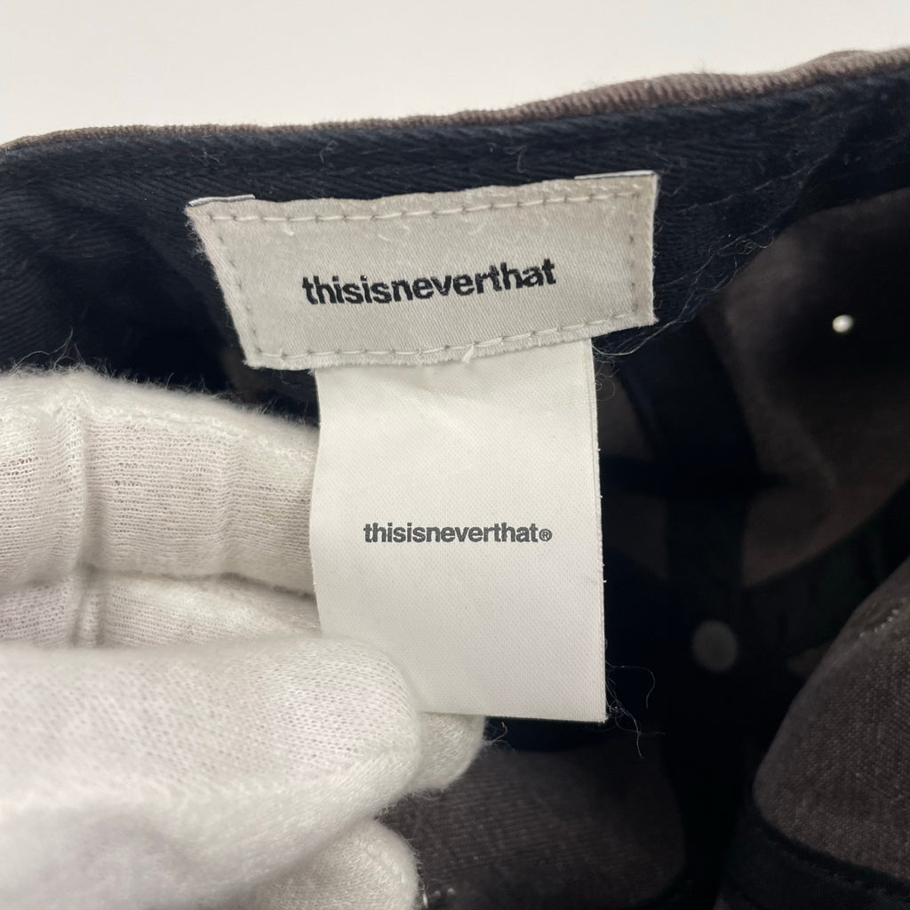 thisisneverthat ディスイズネバーザット / サークルロゴキャップ ブラウン 参考定価：8,000程度