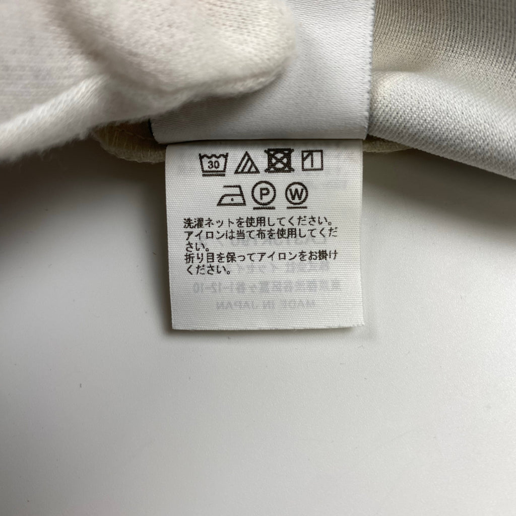 IM MEN アイムメン / GEOMETRY JERSEY STITCH 幾何学柄 カットソー Tシャツ ホワイト×ブルー SIZE:3