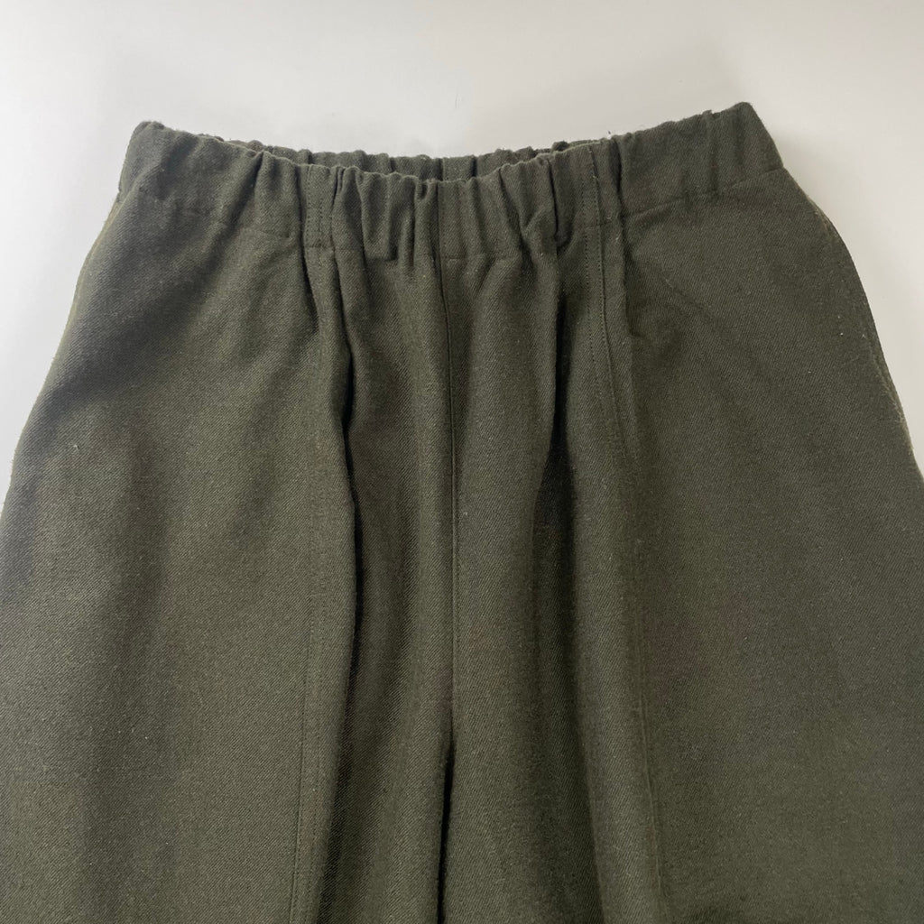 Curensology カレンソロジー / コットンウールドロストパンツ カーキ 参考定価：26,000+tax SIZE:FREE