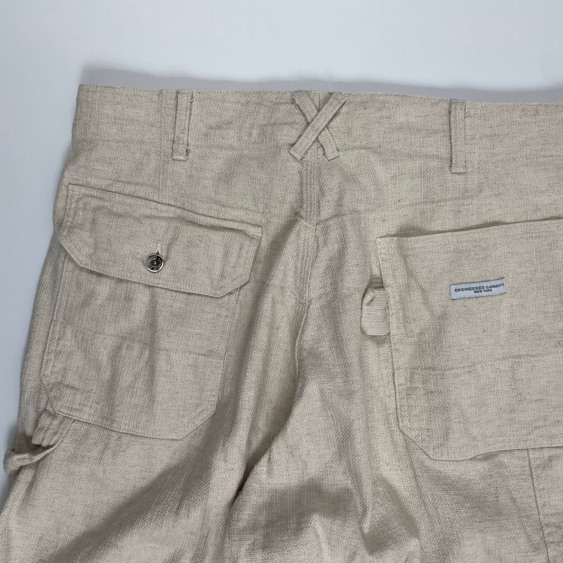 ENGINEERED GARMENTS エンジニアド ガーメンツ / PAINTER PANT JAVA CLOTH コットンリネンパンツ 参考定価：46,000+tax SIZE:M