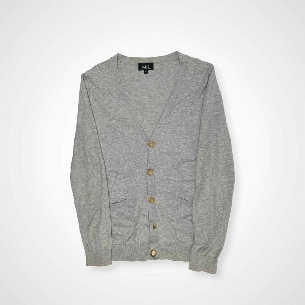 A.P.C. アーペーセー / カシミヤMIXカーディガン 水牛ボタン 参考定価：28,000程度 SIZE:XS