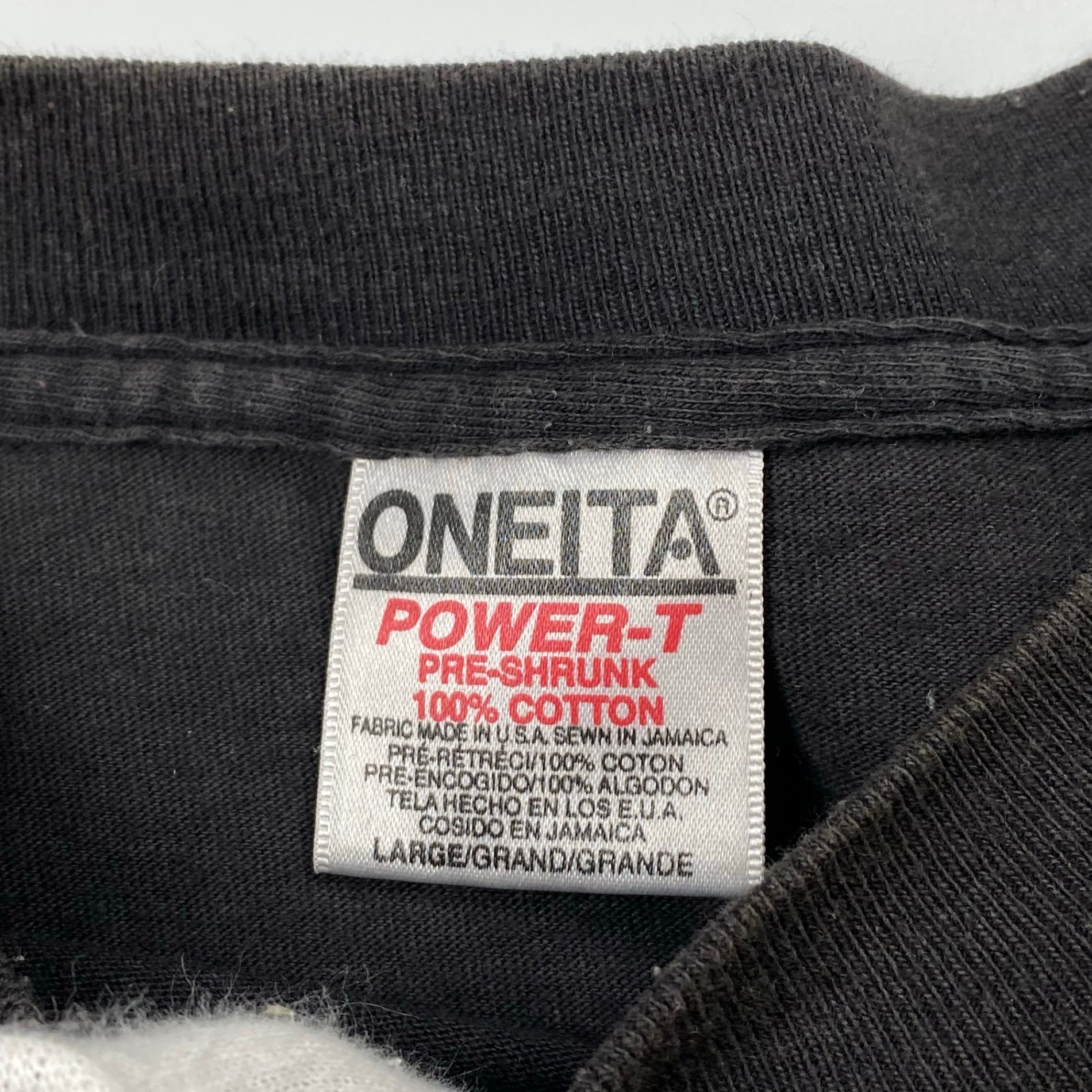 90s VINTAGE ONEITA オニータ / スカル ボーン ヴィンテージ Tシャツ SIZE:L