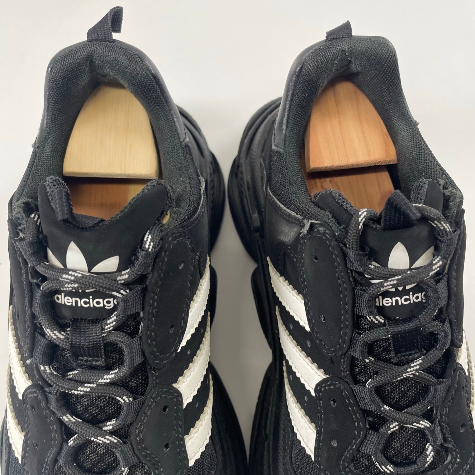 adidas × BALENCIAGA / コラボ TRIPLE S TRAINERS ブラック SIZE:28.5cm