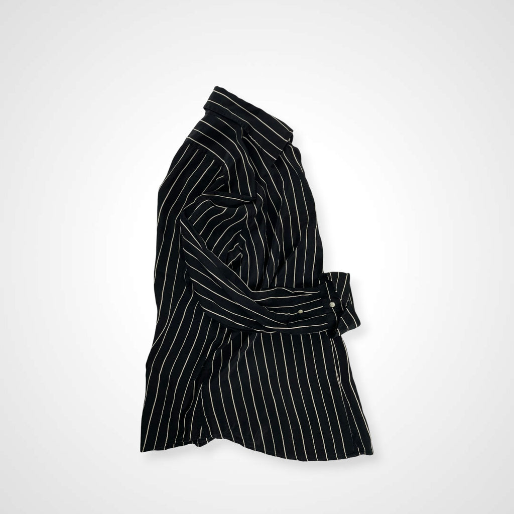 LAUREN RALPH LAUREN ローレン ラルフローレン / シルクストライプシャツ SIZE：6