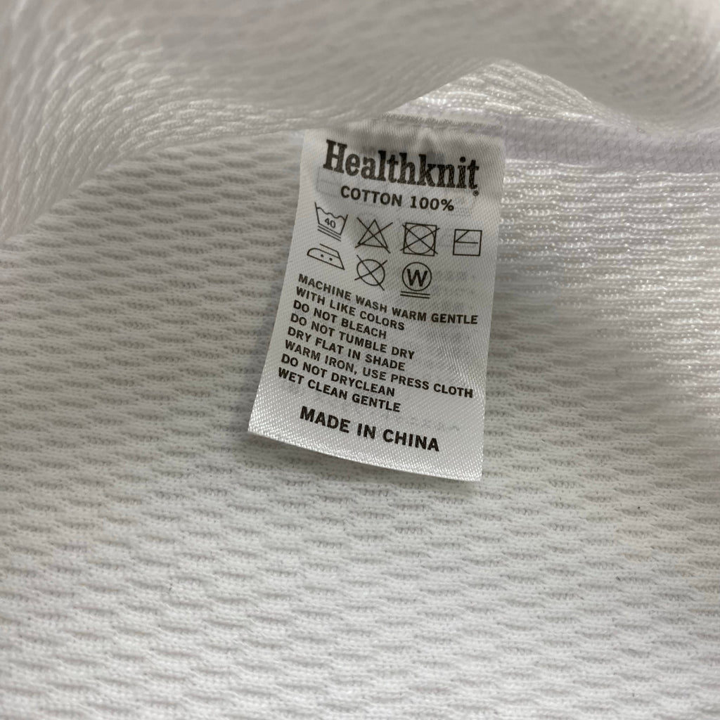 【タグ付】 Healthknit ヘルスニット × BEAMS PLUS ビームスプラス / 別注 Honeycomb Thermal Henry Neck T-shirt ヘンリーネック カットソー 参考定価：7,000+tax SIZE:XL