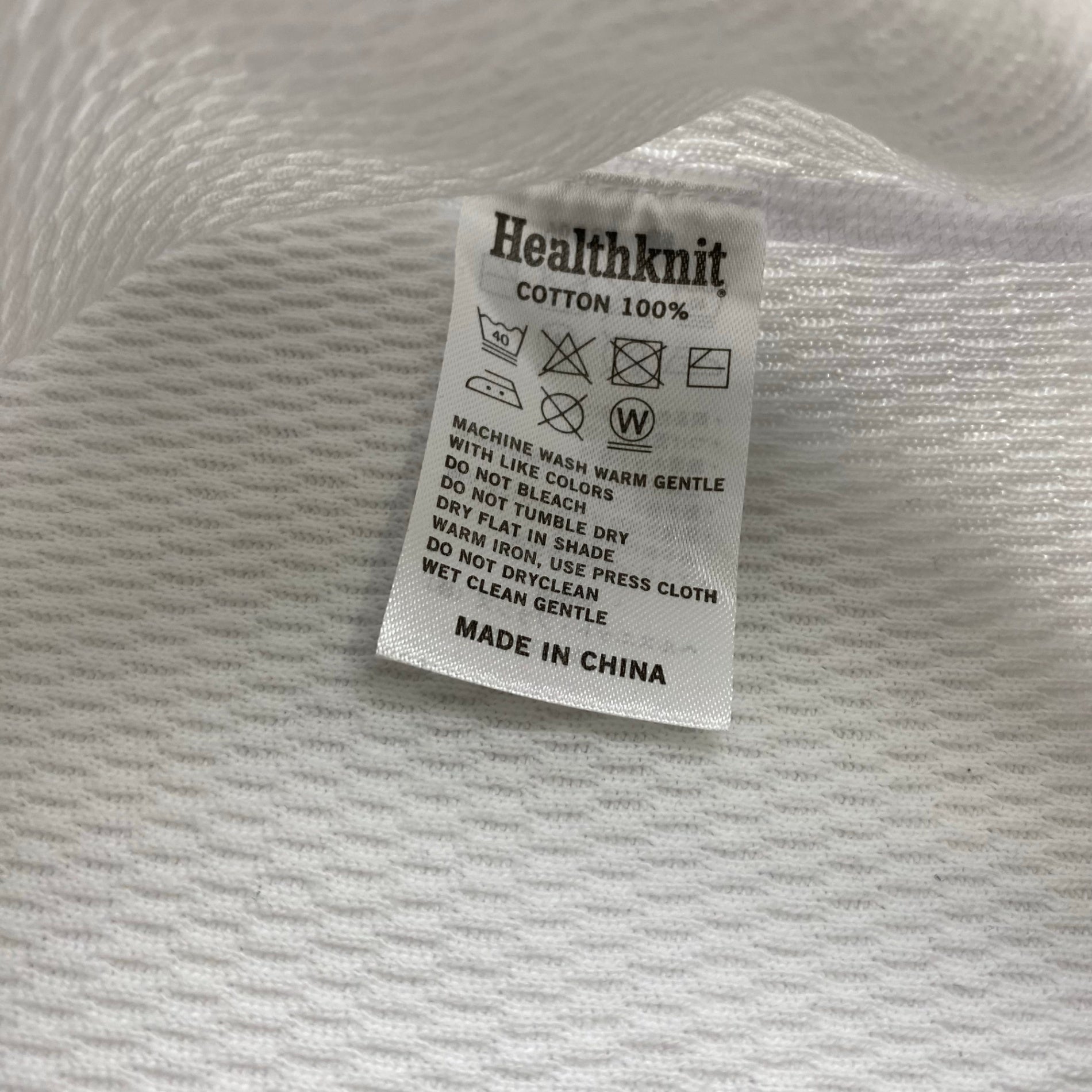 【タグ付】 Healthknit ヘルスニット × BEAMS PLUS ビームスプラス / 別注 Honeycomb Thermal Henry Neck T-shirt ヘンリーネック カットソー 参考定価：7,000+tax SIZE:XL