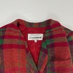 DONNA erre / セットアップ パイルチェックジャケット 参考定価：170,000程度 SIZE:42