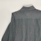 Ermenegildo Zegna エルメネジルドゼニア / コットンヘリンボーンシャツ 貝ボタン SIZE:S