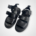 Dr.Martens ドクターマーチン / GRYPHON レザーサンダル オールブラック 参考定価：21,000+tax SIZE:UK4(23cm)