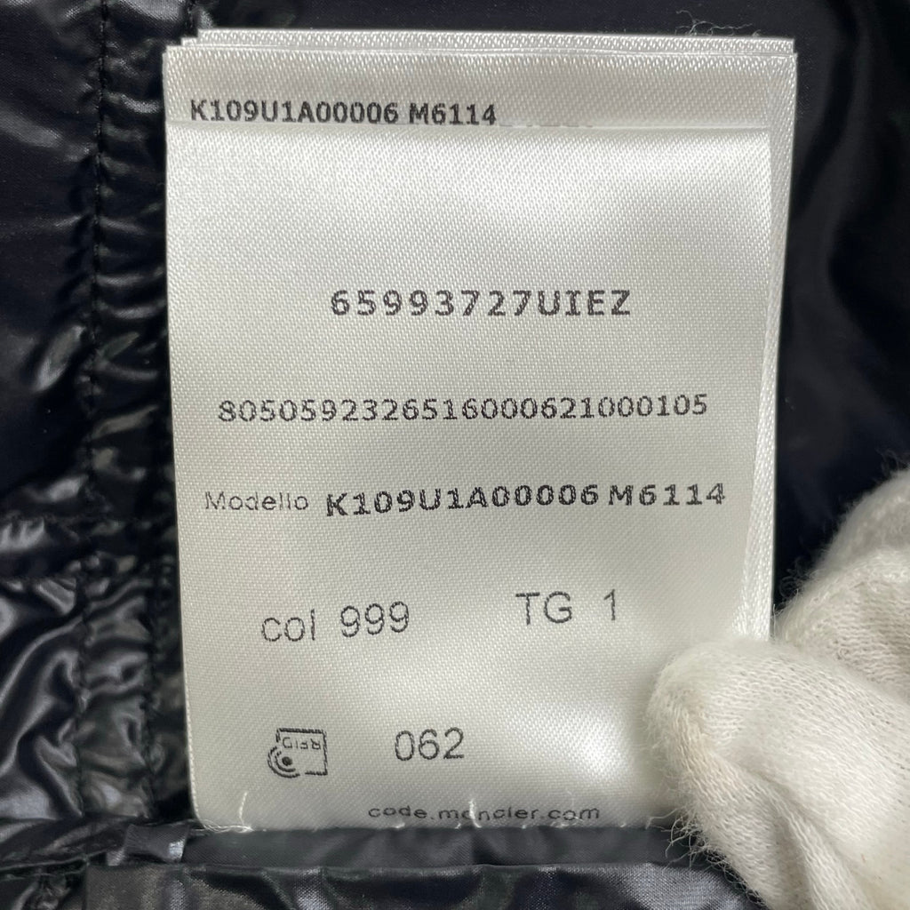 MONCLER × fragment design モンクレール フラグメントデザイン / コラボ JAYELダウンジャケット ブラック 参考定価：200,000程度 SIZE:1