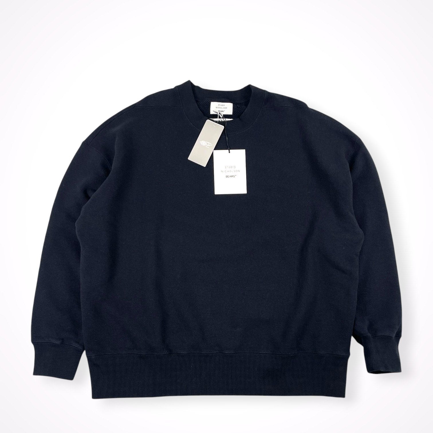 STUDIO NICHOLSON × BEAMS PLUS スタジオニコルソン ビームスプラス / GOLIGHTLY JERSEY SWEAT タグ付 参考定価：33,000+tax SIZE:M