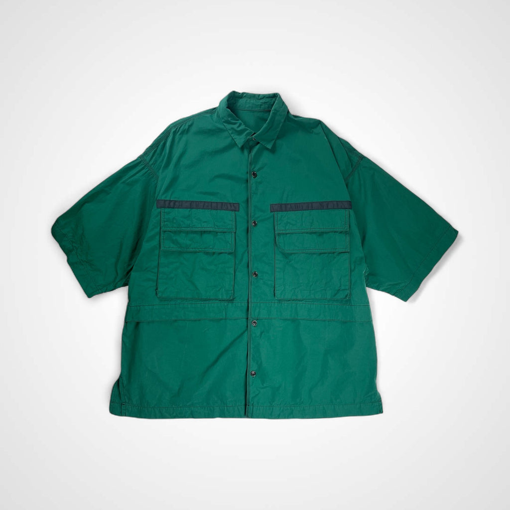 TOMORROWLAND トゥモローランド / コットンショートスリーブビッグシャツ 参考定価：24,000+tax SIZE：M