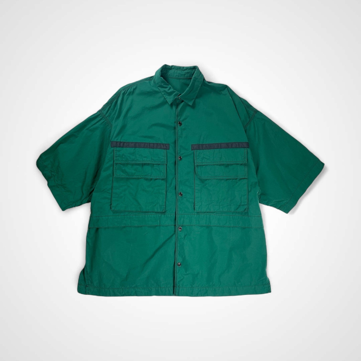 TOMORROWLAND トゥモローランド / コットンショートスリーブビッグシャツ 参考定価：24,000+tax SIZE：M