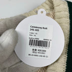 Setinn セットイン BEAMS / Ceremony Knit セレモニーニット チルデン ケーブルニット 参考定価：20,000+tax SIZE：XL