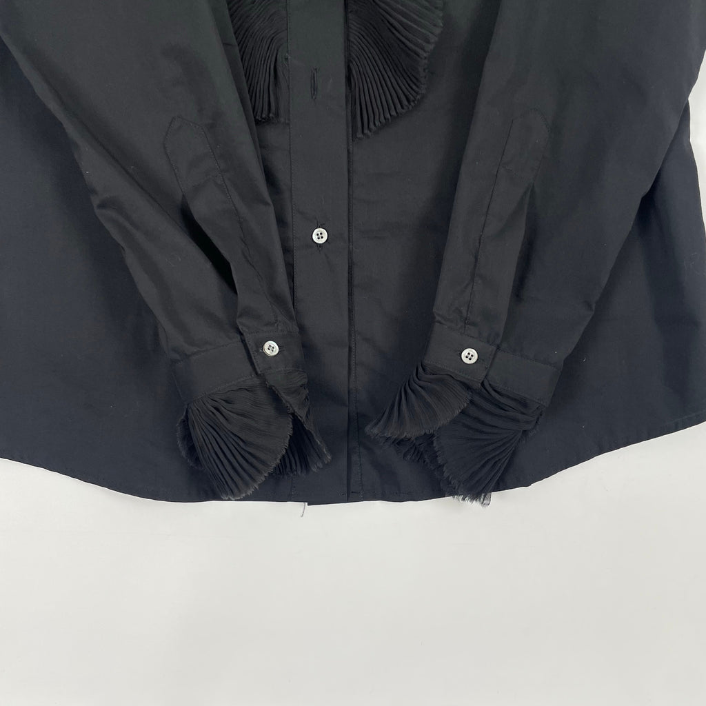 ERMANNO SCHERVINO / フリルデザインシャツ 参考定価：150,000程度 SIZE:42
