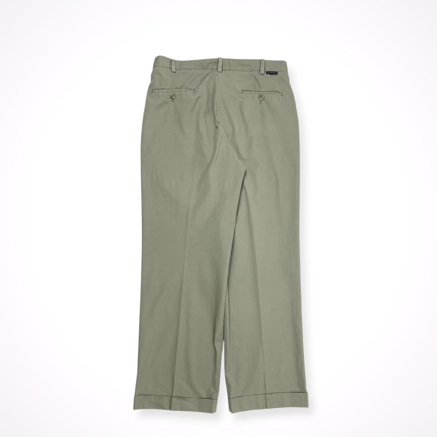 DOCKERS / 古着2タックコットンパンツ グリーン SIZE:W34