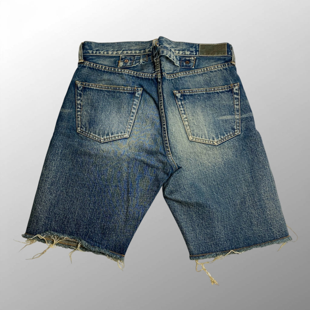 11SS kolor カラー / カットオフ デニムハーフパンツ シンチバック 阿部潤一 SIZE：1