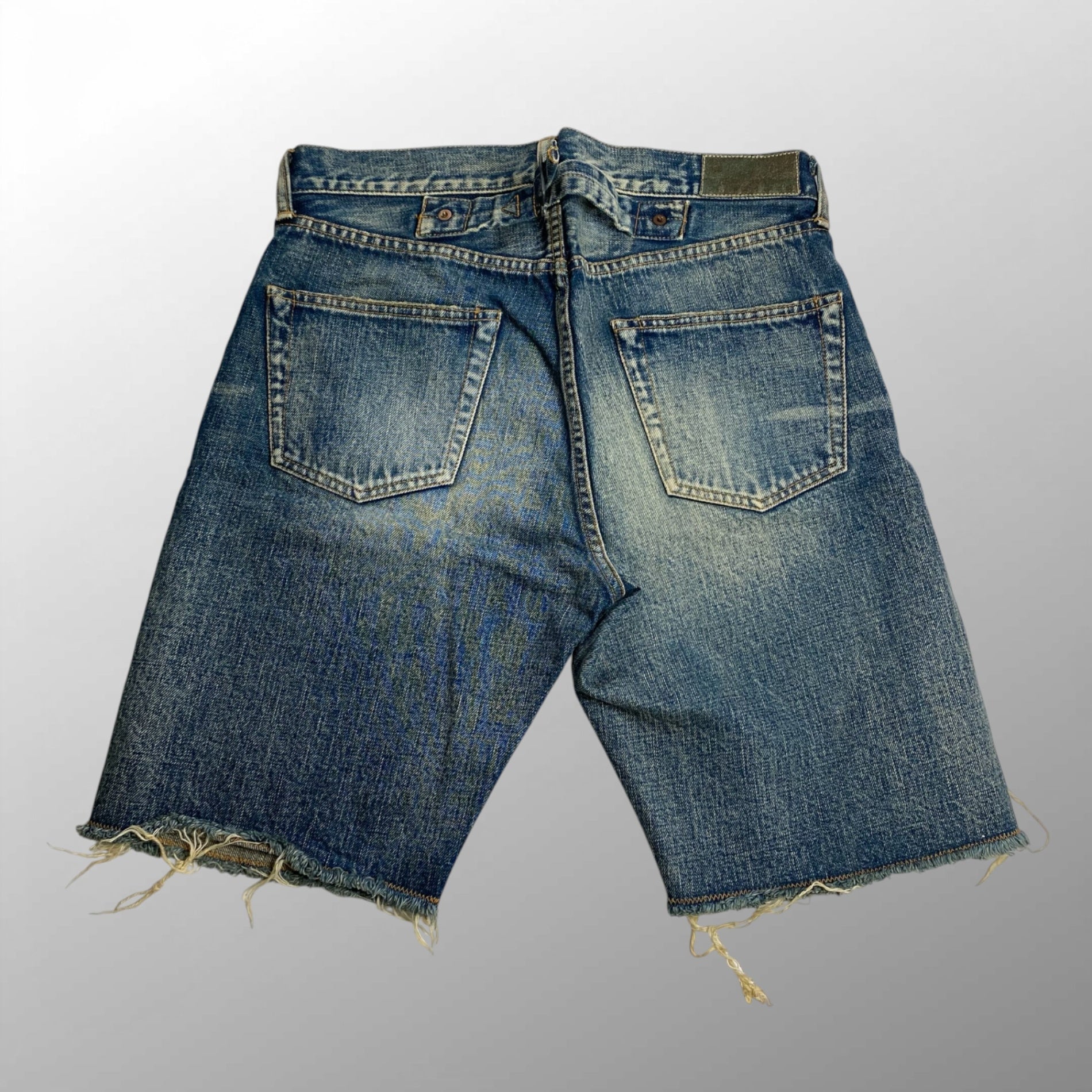 11SS kolor カラー / カットオフ デニムハーフパンツ シンチバック 阿部潤一 SIZE：1