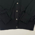 Paul Smith BLACK / フラワープリント クルーネックカーディガン SIZE:L