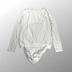 MARIOS マリオス / フロントボタン デザインカットソー 長袖 イタリアブランド SIZE:S