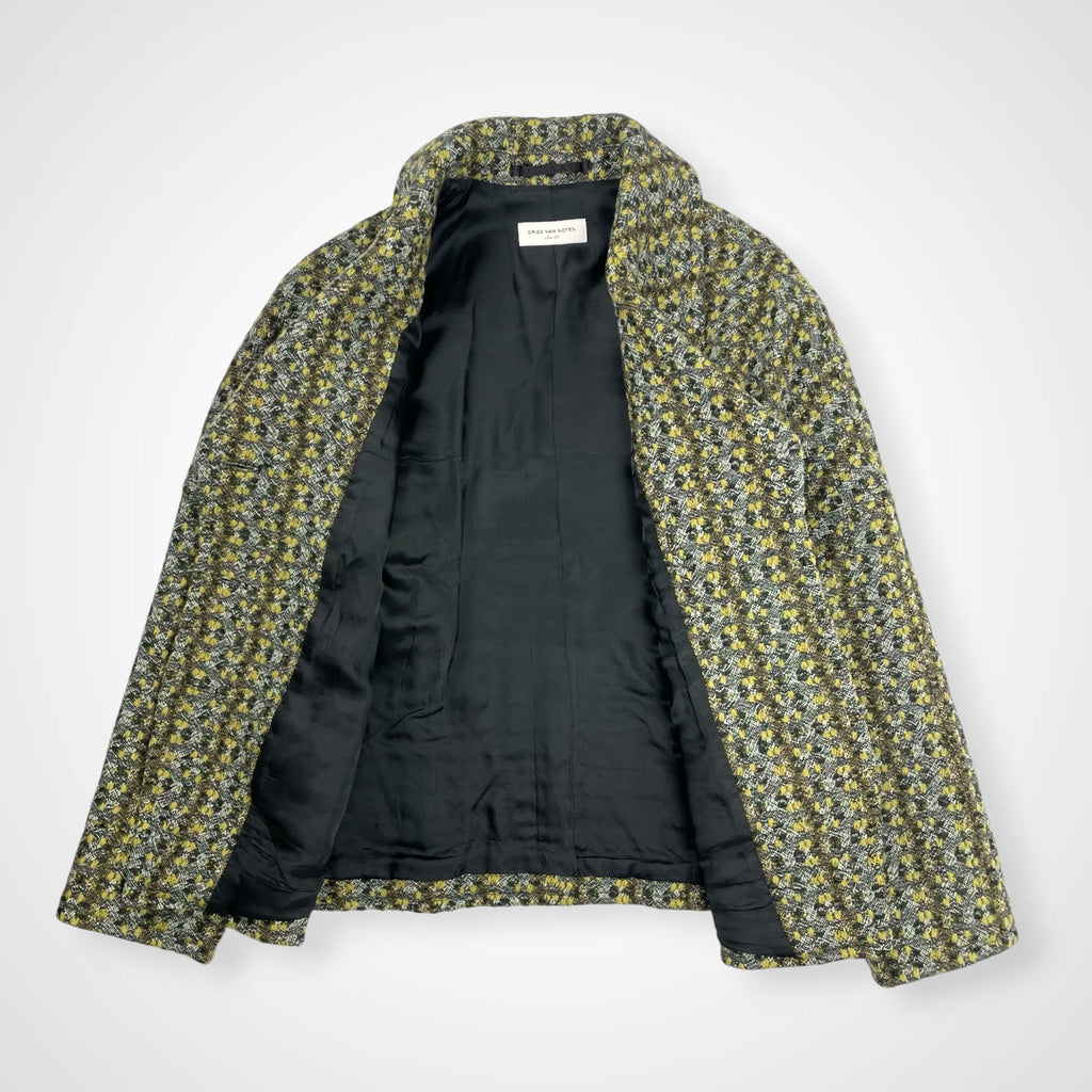 DRIES VAN NOTEN ドリスヴァンノッテン / ファンシーツイードジャケット 参考定価：200,000程度 SIZE：38