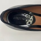 GIORGIO ARMANI / デザインヒールパンプス 参考定価：120,000程度 SIZE:37 1/2