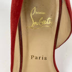 Christian Louboutin / メタルヒールスウェードパンプス 箱付 参考定価：120,000程度 SIZE:36