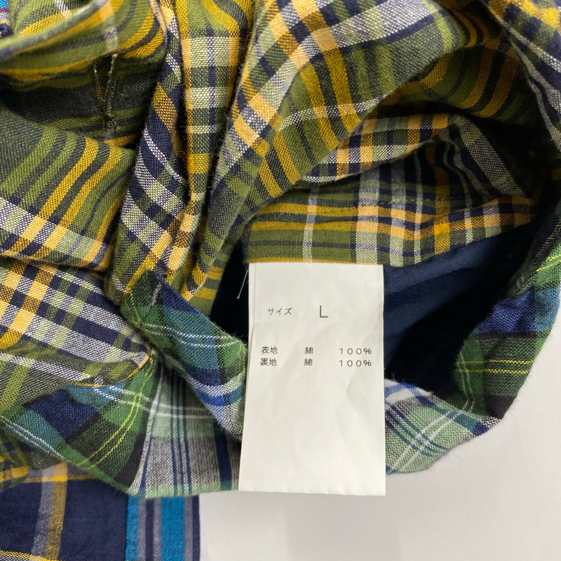 BEAMS PLUS × Jizi / MADRAS Cuff Jacket コラボ マドラスチェック クレイジーパターン ジャケット 参考定価：63,000+tax SIZE：L