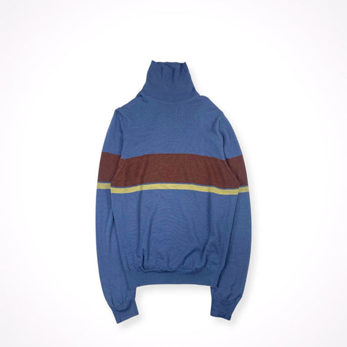 JOHN SMEDLEY / 英国製 8-90sヴィンテージタートルネックニット 旧タグ SIZE：S-M程度