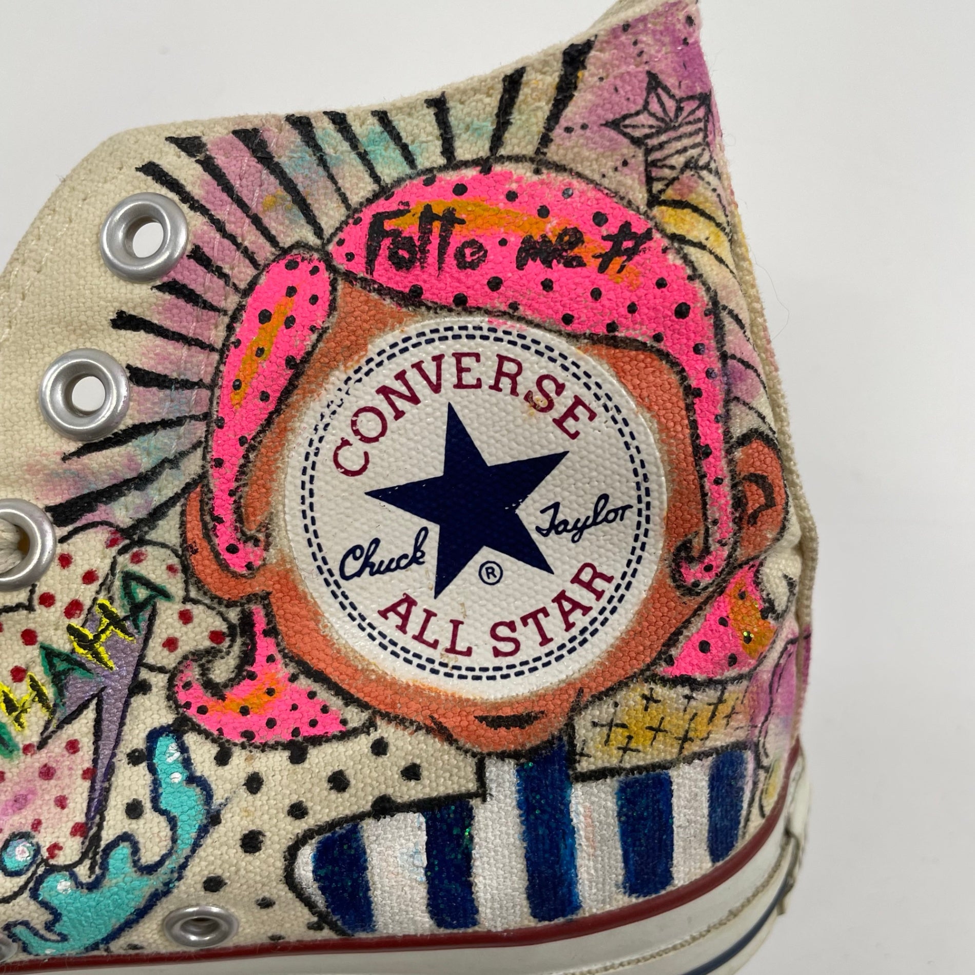 CONVERSE / ペイント ハイカットスニーカー SIZE:25cm