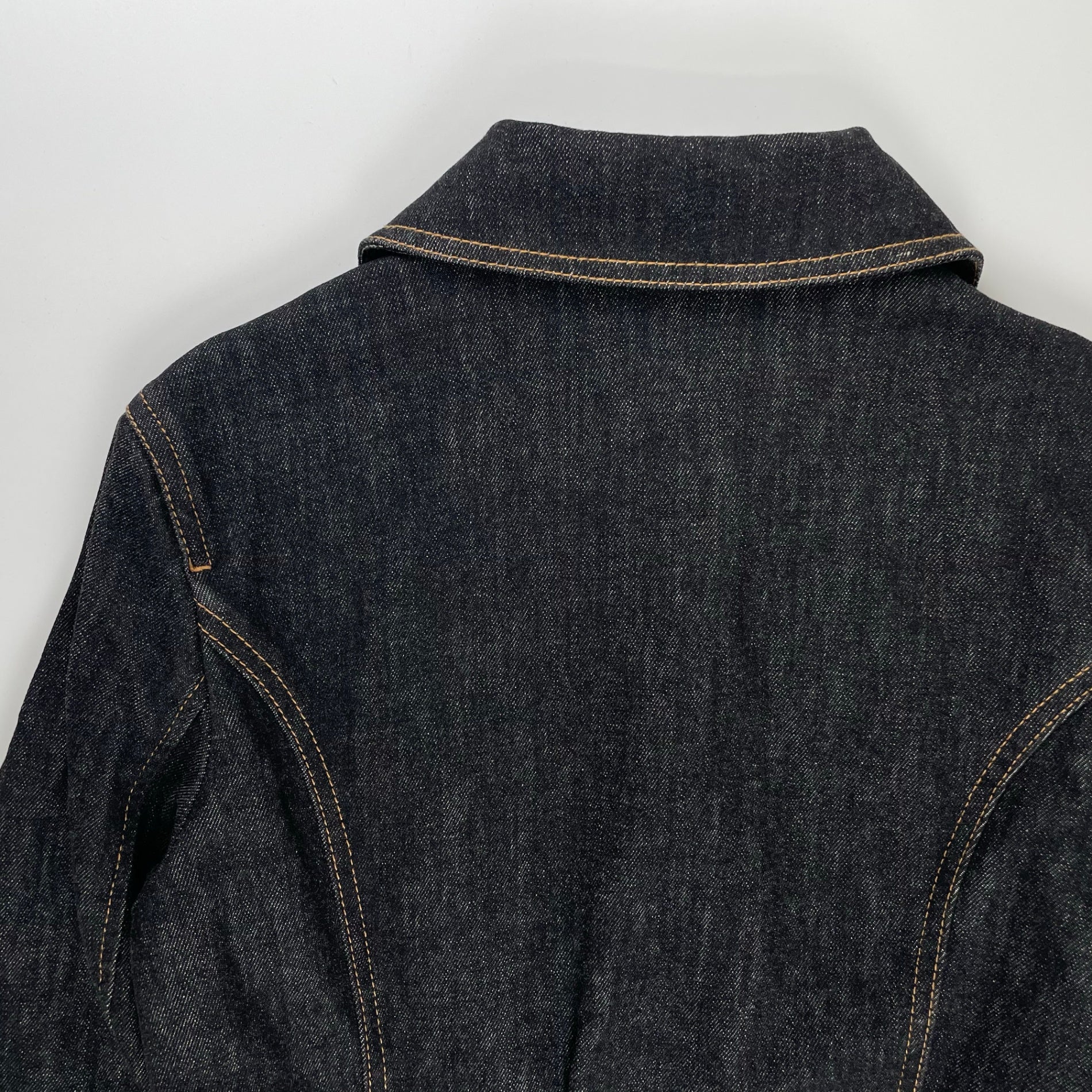 SONIA by SONIA RYKIEL ソニア バイ ソニアリキエル / ビッグボタン タイトデニムジャケット 参考定価：40,000程度 SIZE:40