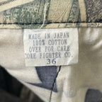 COREFIGHTER / マネー柄裏地 クロップドデニムパンツ 参考定価：18,000程度 SIZE:L