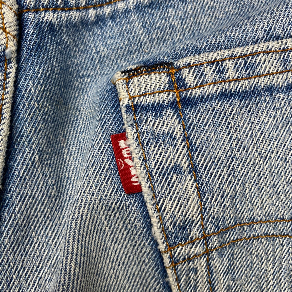 Levi's リーバイス / 赤耳 セルビッジ デニムパンツ エルパソ工場 黒カン SIZE：W74