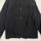 SLOW＆CO スロウ / linen jacket ブラック 参考定価：39,000+tax SIZE:1