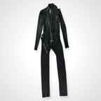 Rick Owens リックオウエンス / tight gary leather flight suits レザージャンプスーツ RR02A5550-LS SIZE:48