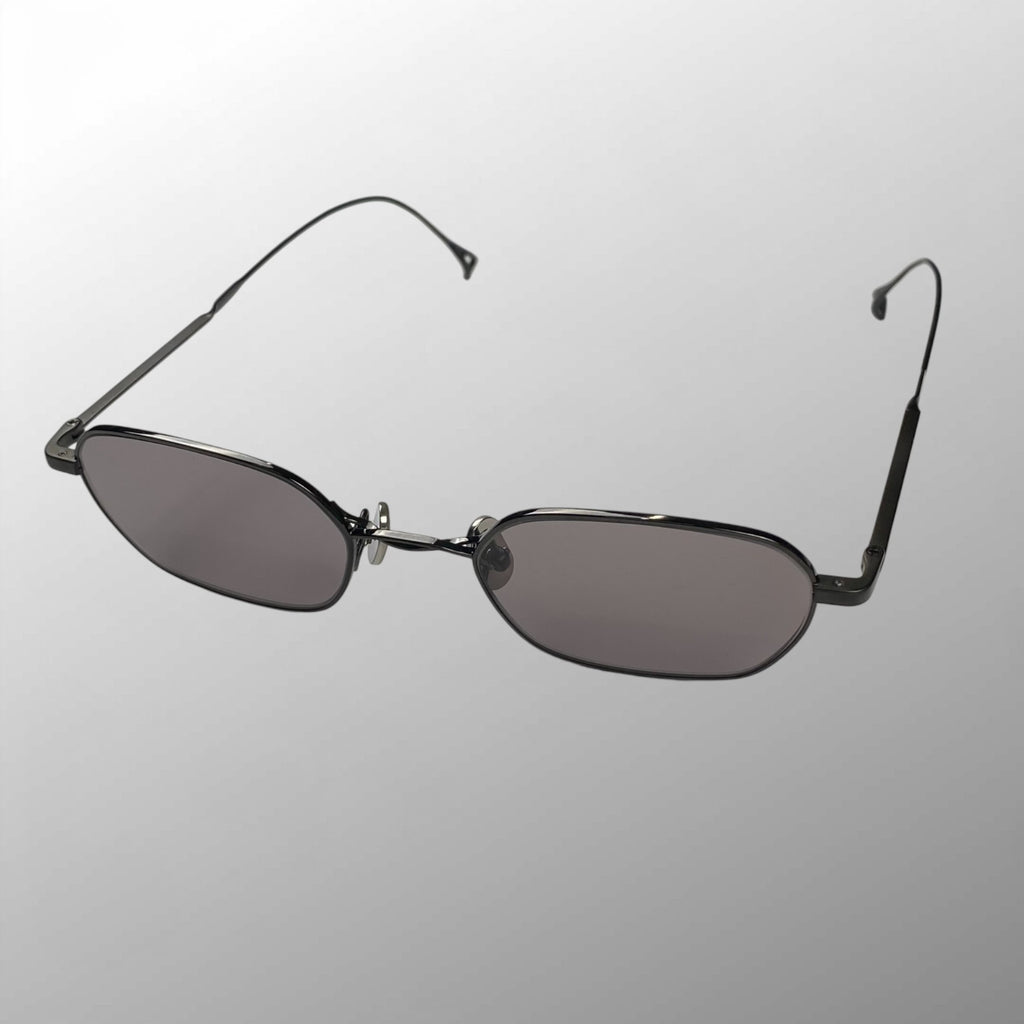 【未使用級】 ISSEY MIYAKE × 金子眼鏡 イッセイミヤケ / HEXAGON Ⅸ サングラス ライトブラックレンズ 50□20