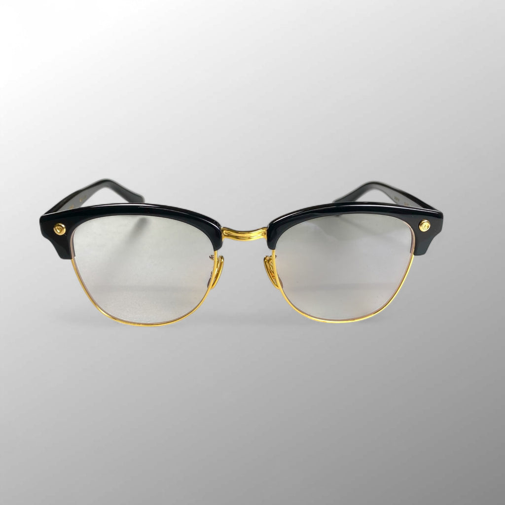 【極美品】　Porter classic × 金子眼鏡 / サーモント型 Smith Rivet Collection 度なしクリアレンズ K18リベット 参考定価：75,000+tax