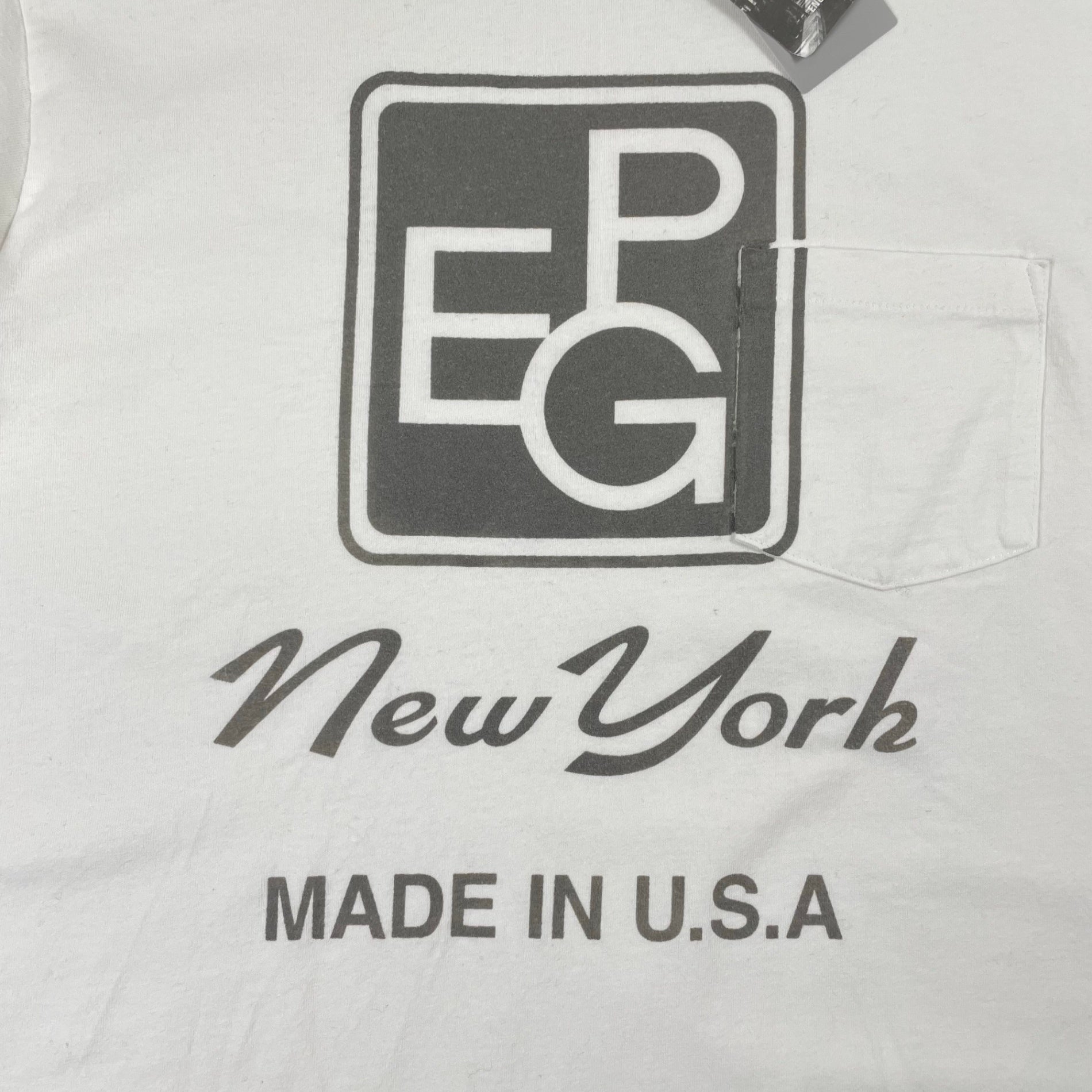 ENGENEERED GARMENTS × BEAMS PLUS / 【別注】PEG / UNIFORM CREW T-SHIRT タグ付 参考定価：13,000+tax SIZE:L