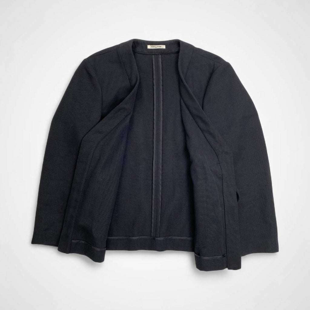 FUMIKA UCHIDA フミカ ウチダ / COTTON/LINEN NO COLLAR JACKET ノーカラージャケット SIZE:36