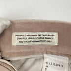 PESERICO / リボンデザインベロアパンツ 参考定価：85,000程度 SIZE:42