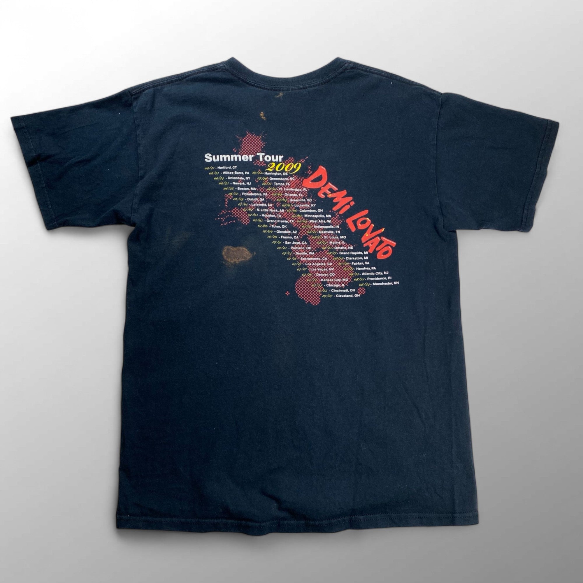 【レディース古着】 GILDAN ギルダン / 古着 バンドTEE レディース DEMI LOVATO SIZE:M