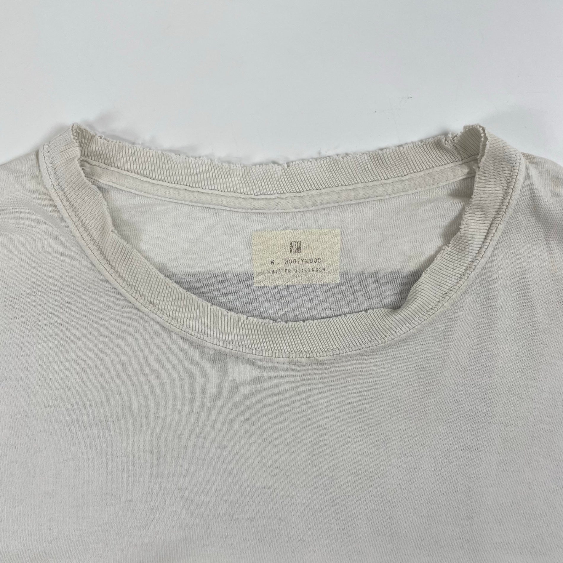 N.HOOLYWOOD / ダメージバックロゴTEE SIZE:38