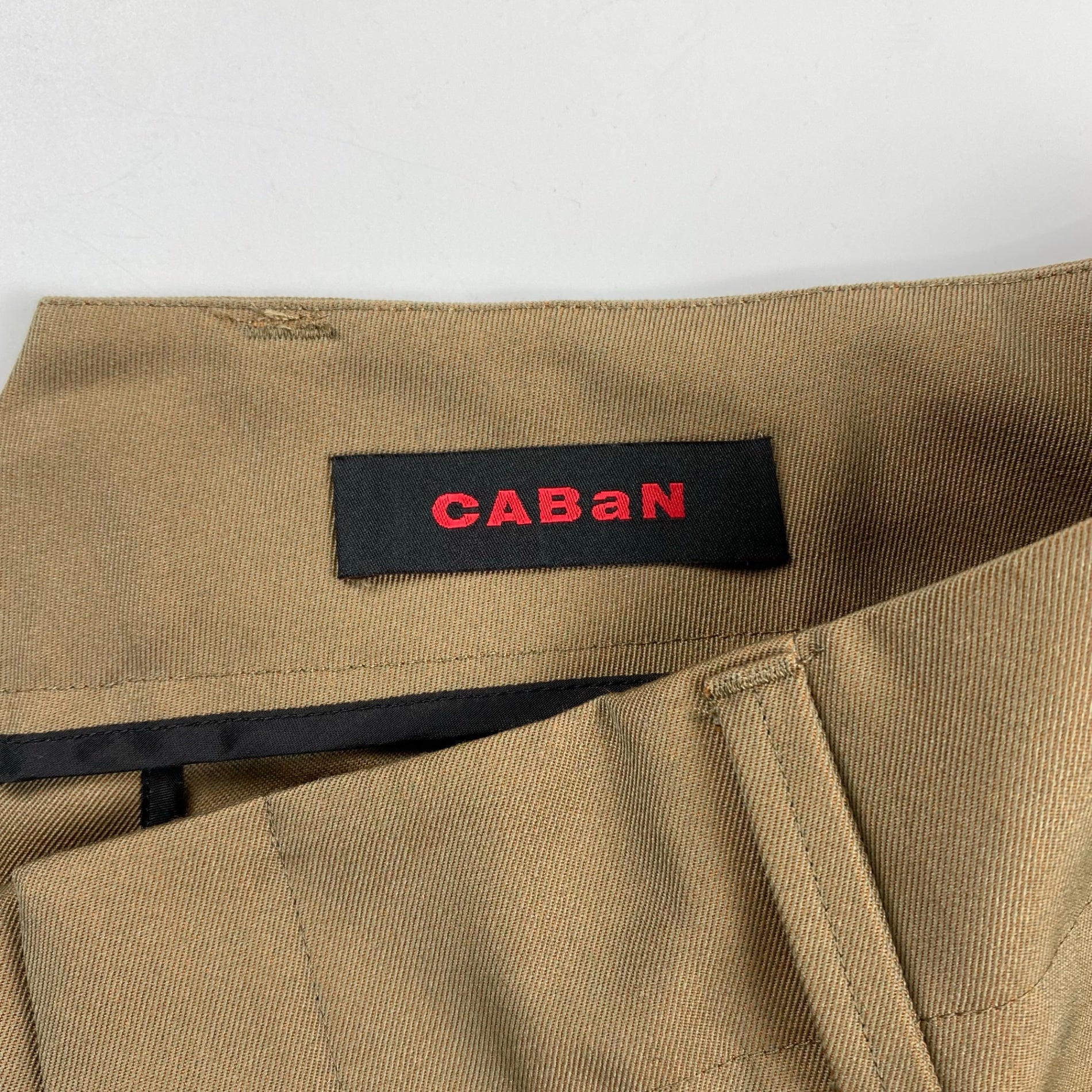 CABaN キャバン / ウールギャバジンツイル 1タックストレートパンツ 参考定価：38,000+tax SIZE:L